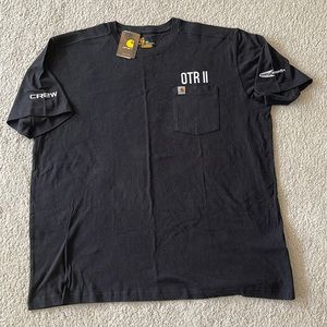 Jay Z & Beyonce OTR II Carhartt Embroidered Crew Black Shirt - 2XL